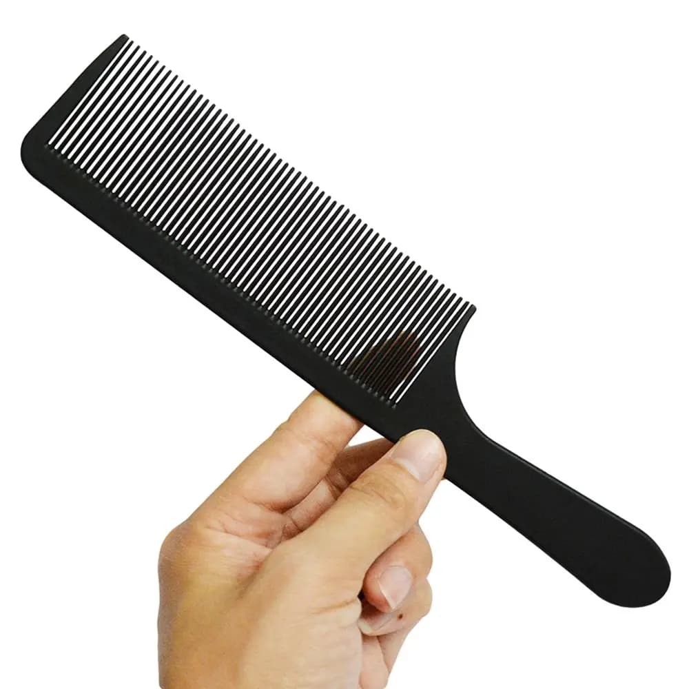 black heat‑resistant flattop hair cutting comb — image 7