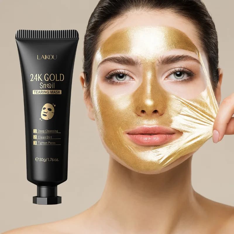 24K gold sakura peeling face mask — image 1