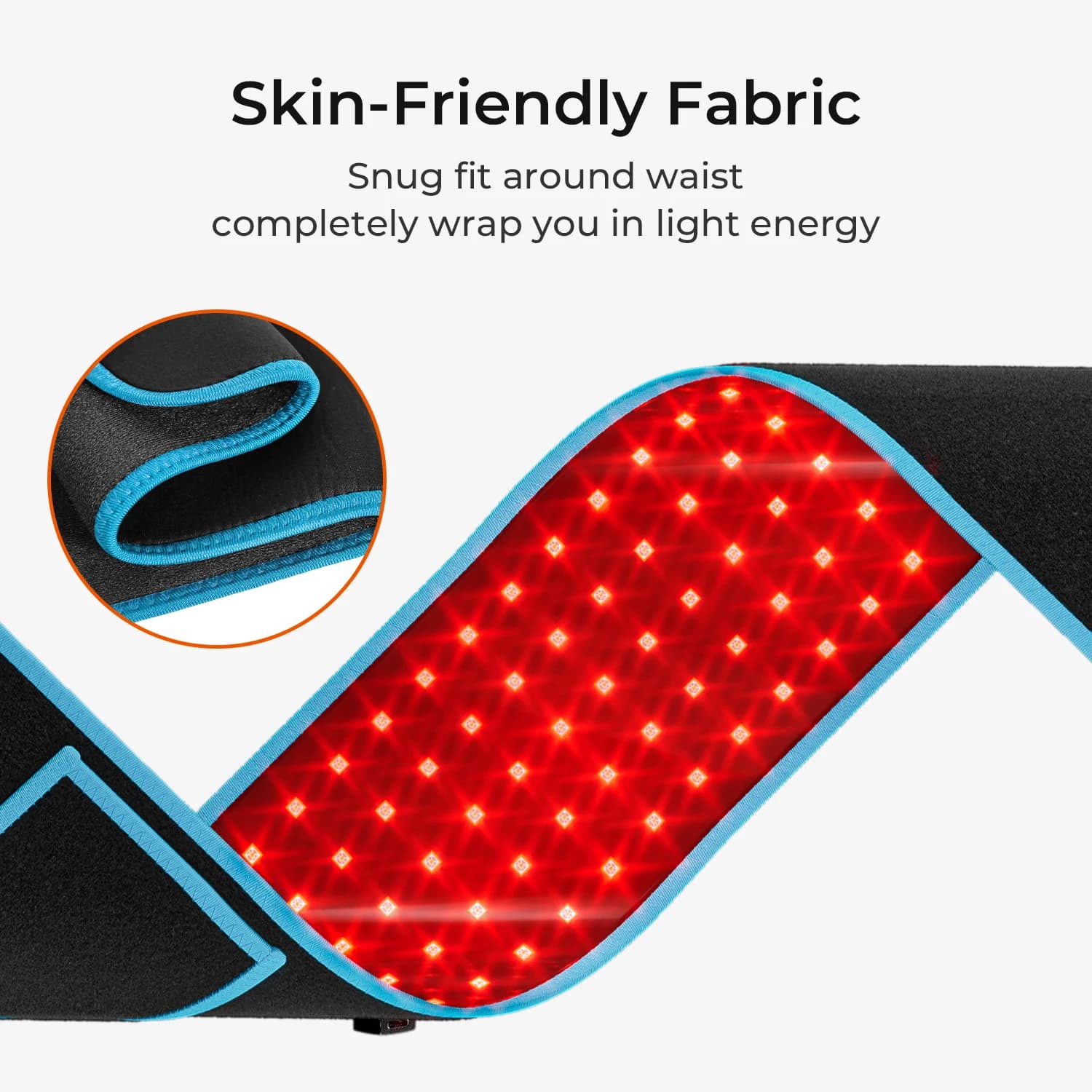 flexible red light therapy belt with LED lights — image 5