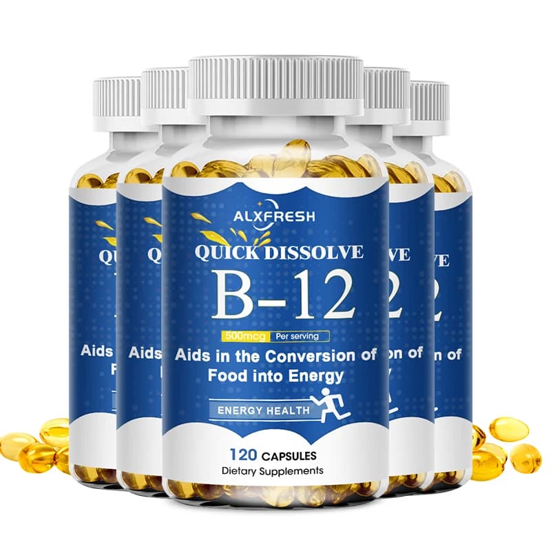 bottle of vitamin b12 capsules — image 7