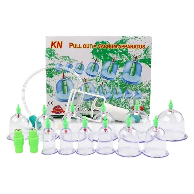 vacuum cupping therapy set with suction cups — image 8