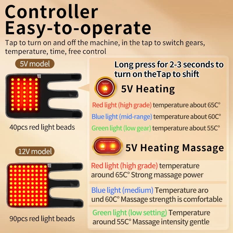 heated red light therapy elbow sleeve — image 6