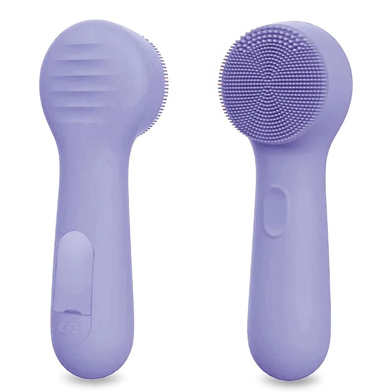 silicone facial cleansing brush with blackhead remover head — image 7