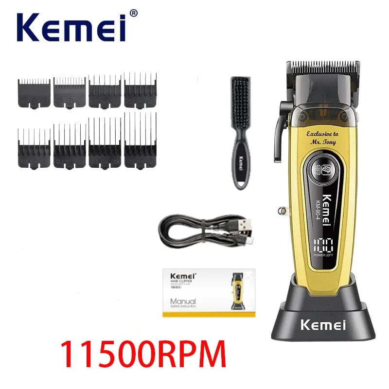 Kemei brushless cordless hair clippers — image 7