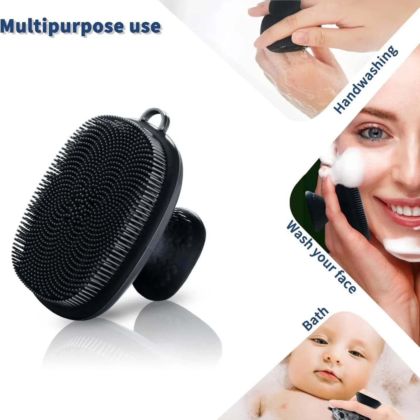 silicone facial cleansing brush — image 3