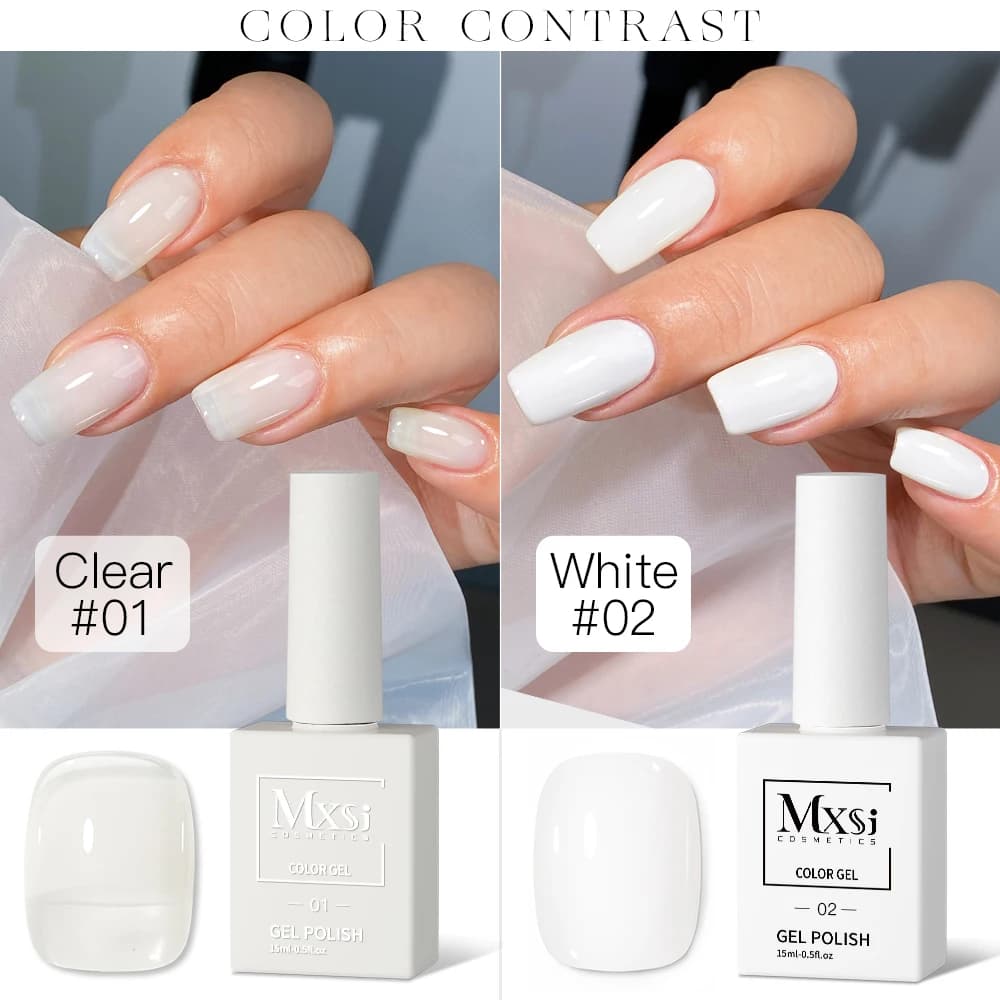 Mxsi 15ml gel nail polish set with multiple colors — image 5