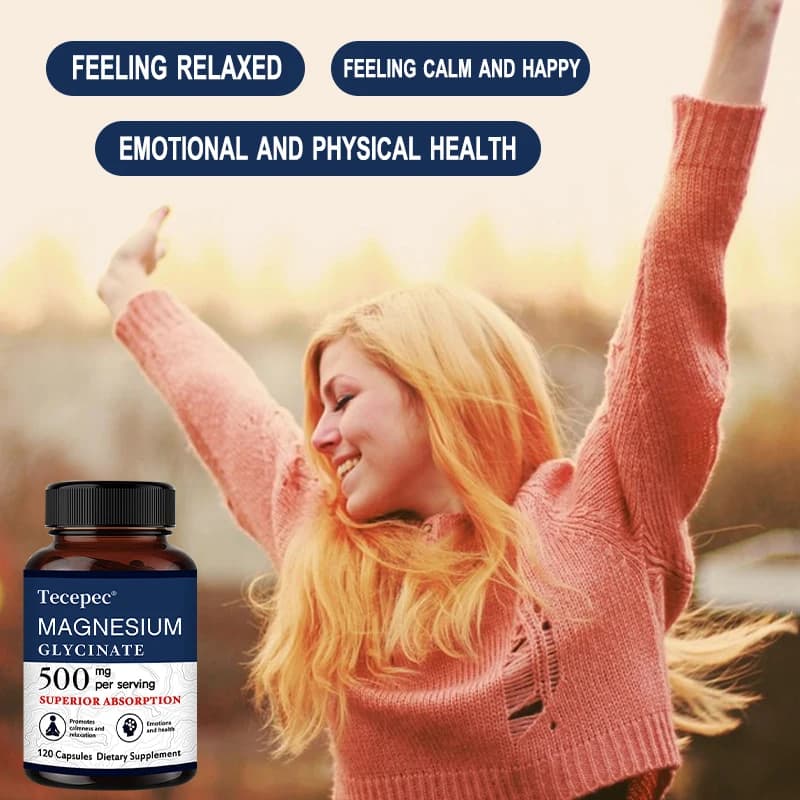 bottle of magnesium glycinate capsules — image 4