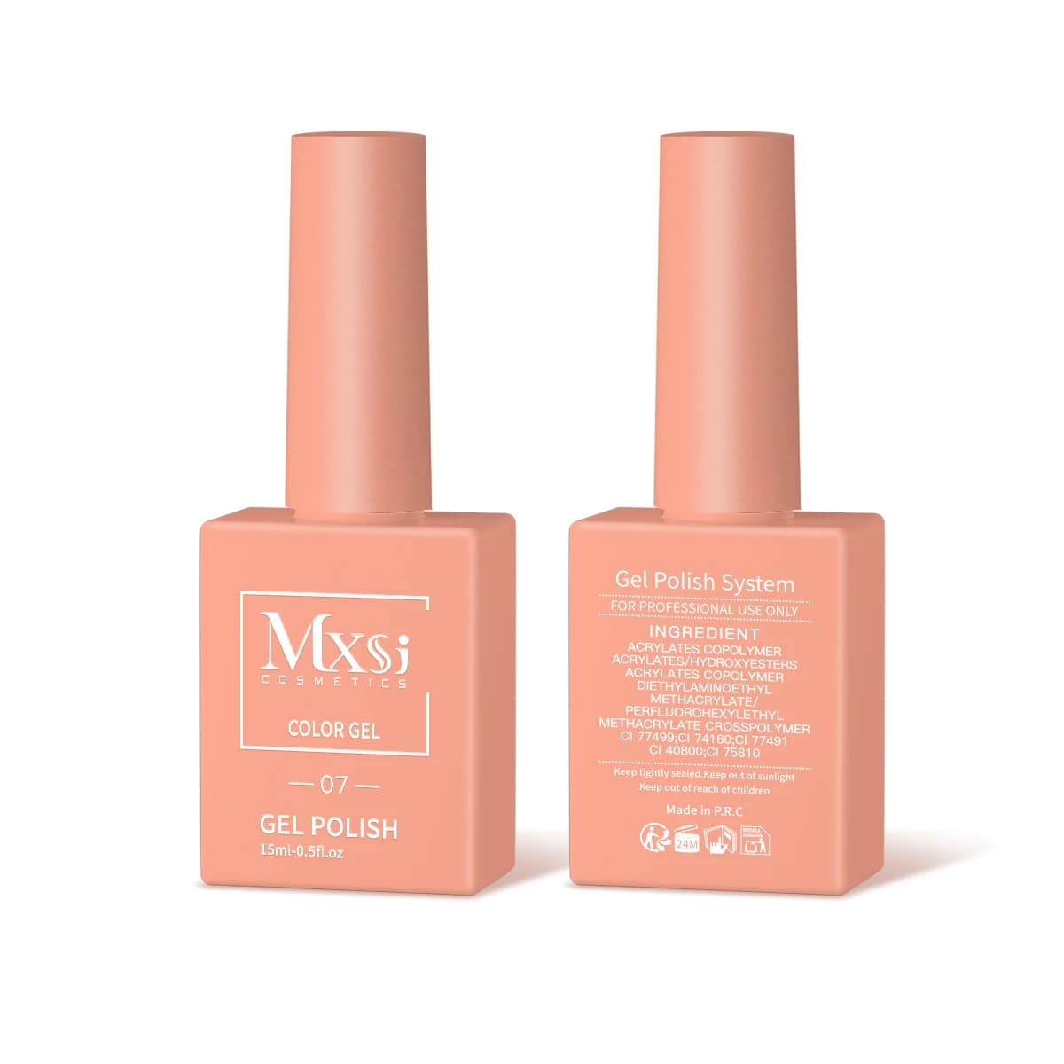 Mxsi 15ml gel nail polish set with multiple colors — image 6