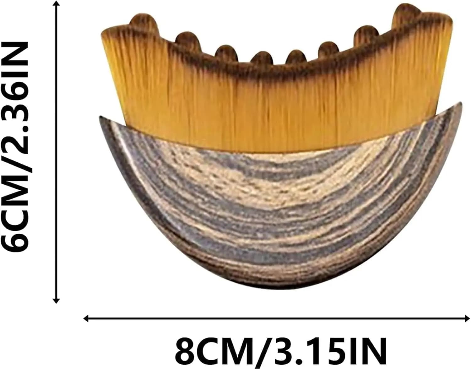Lymphatic contour face brush for chin and jawline — image 6