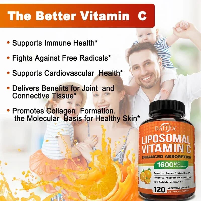 bottle of liposomal vitamin c 1600 mg — image 5