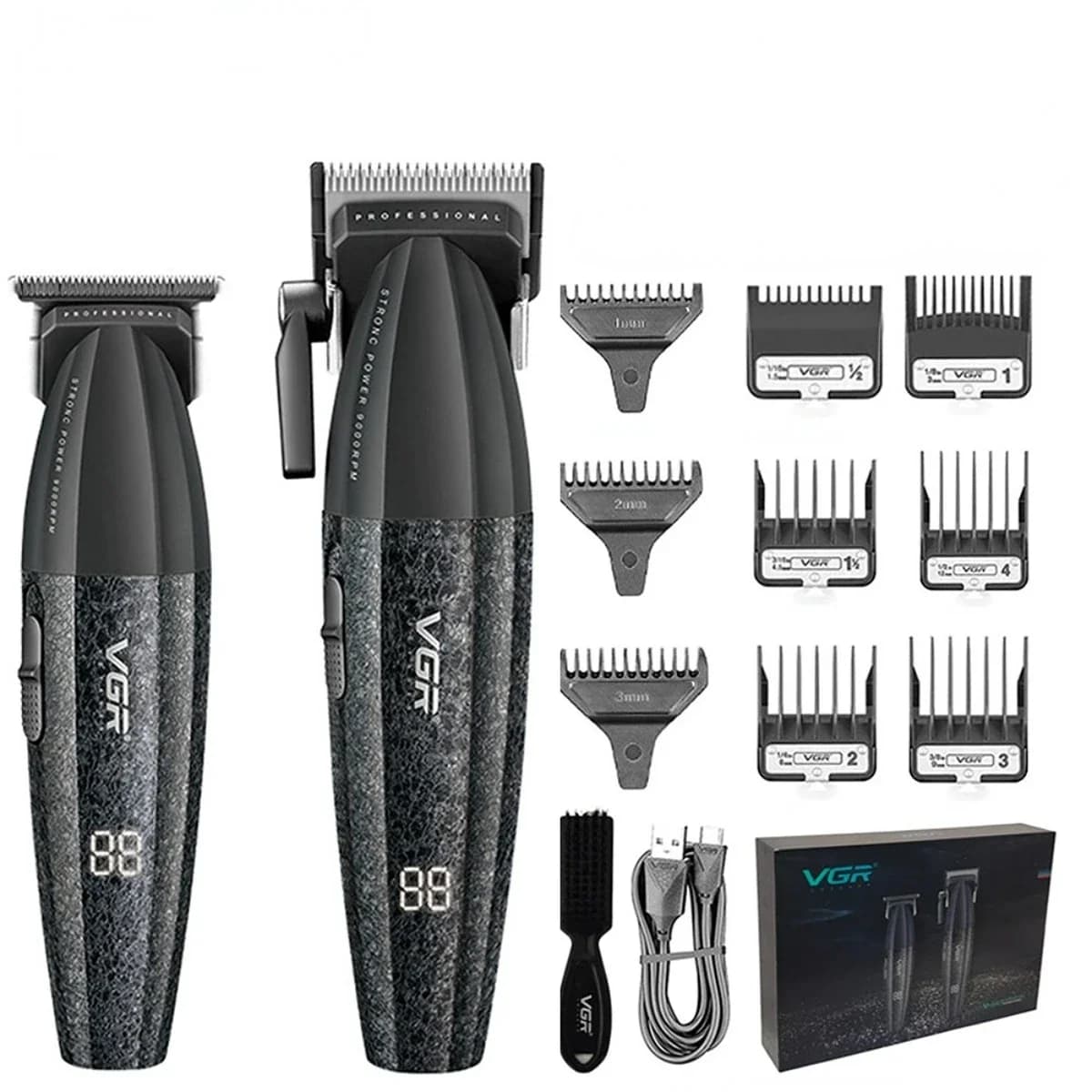 VGR rechargeable hair trimmer with 9000 RPM motor — image 7