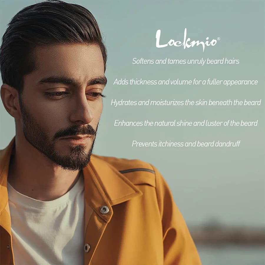 Lockmio vanilla scented natural beard balm — image 2