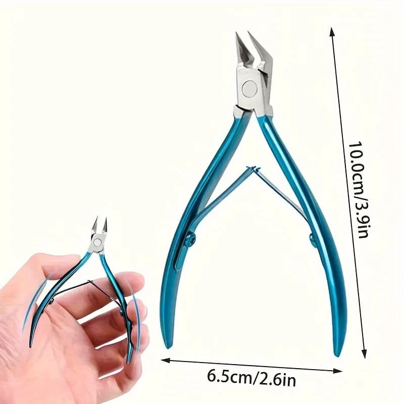 Stainless steel straight-blade ingrown toenail clippers — image 5