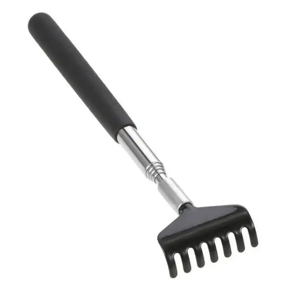 telescopic stainless steel back scratcher with bag — image 7