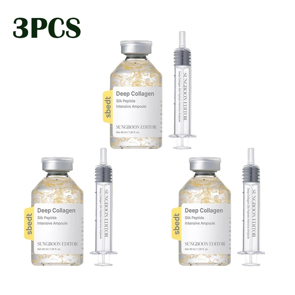 Collagen ampoule essence liquid set with needle applicator — image 7