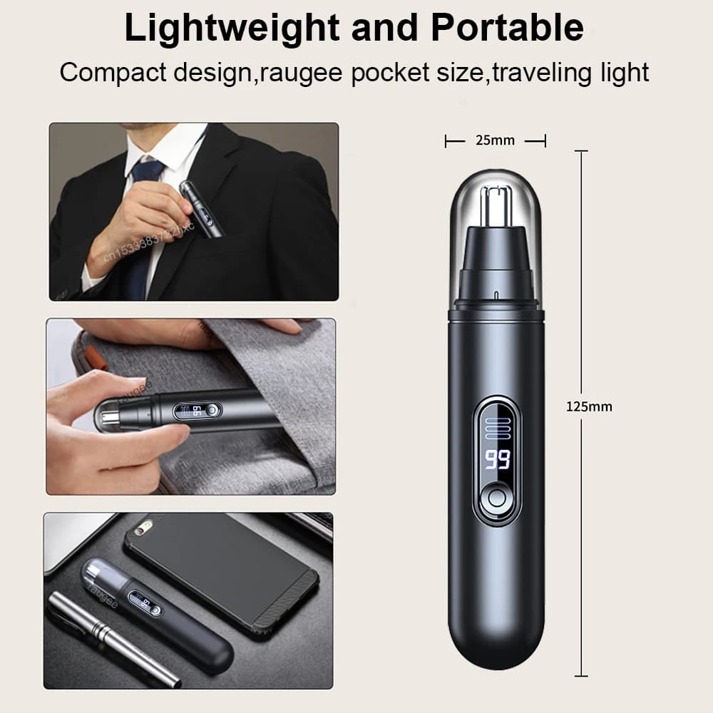 portable electric nose ear eyebrow trimmer — image 6