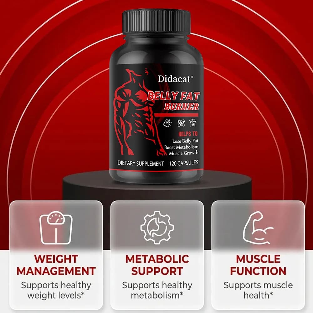 stimulant-free belly fat burner capsules for men — image 4