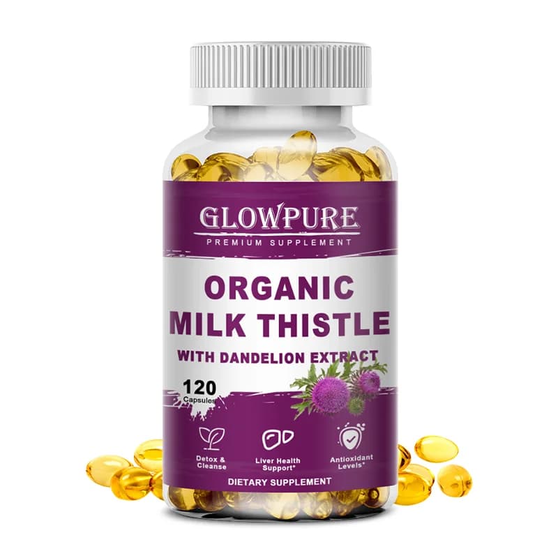organic milk thistle extract bottle — image 7