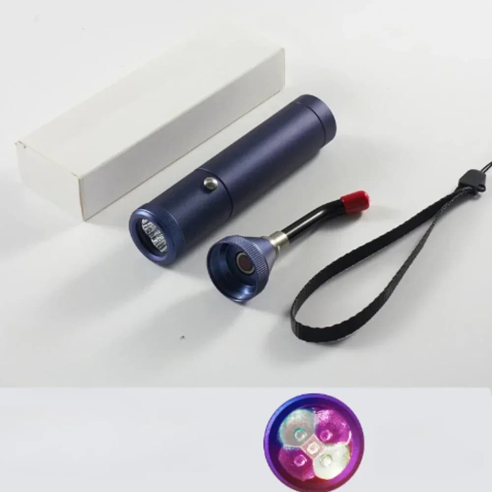handheld red and blue light therapy flashlight — image 4