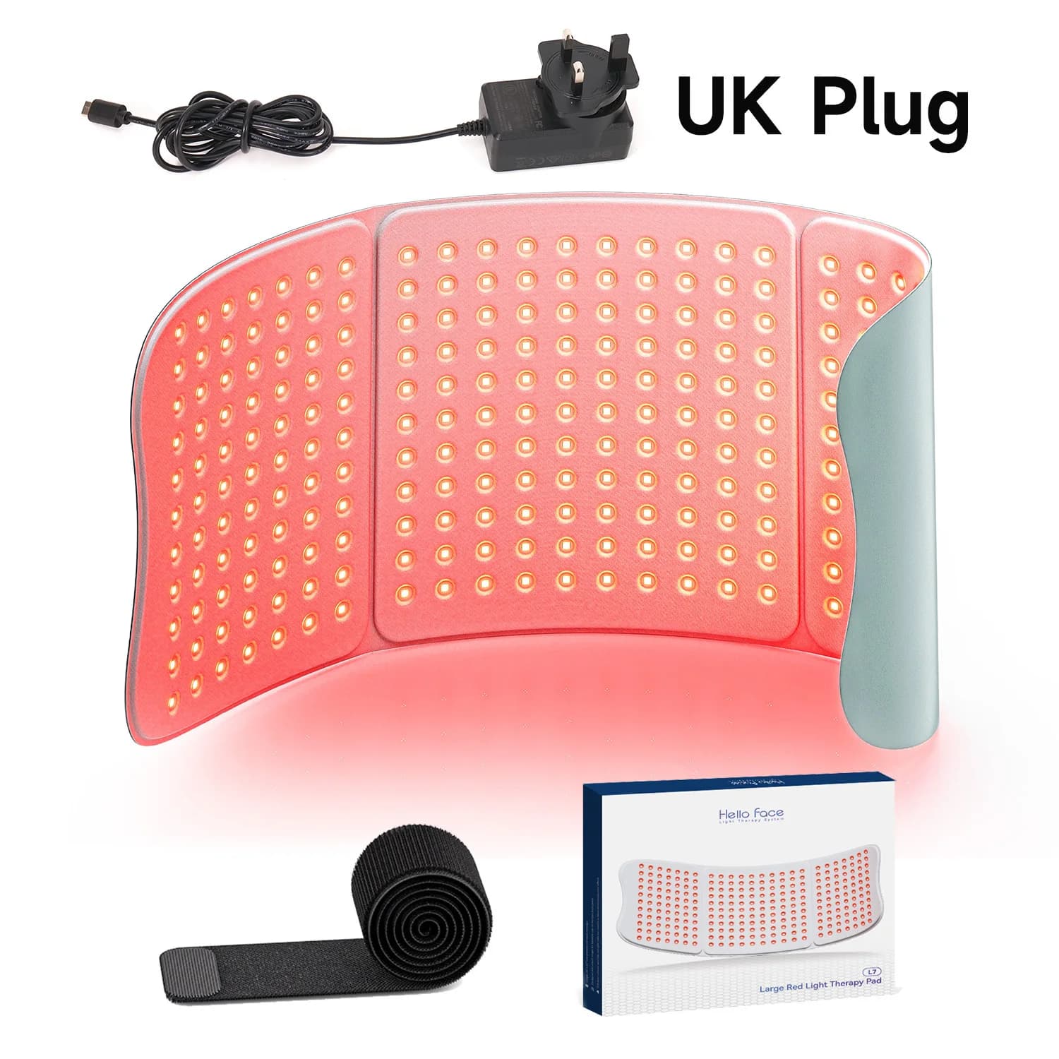 Hello Face L7 large red light therapy mat with LED panel — image 8