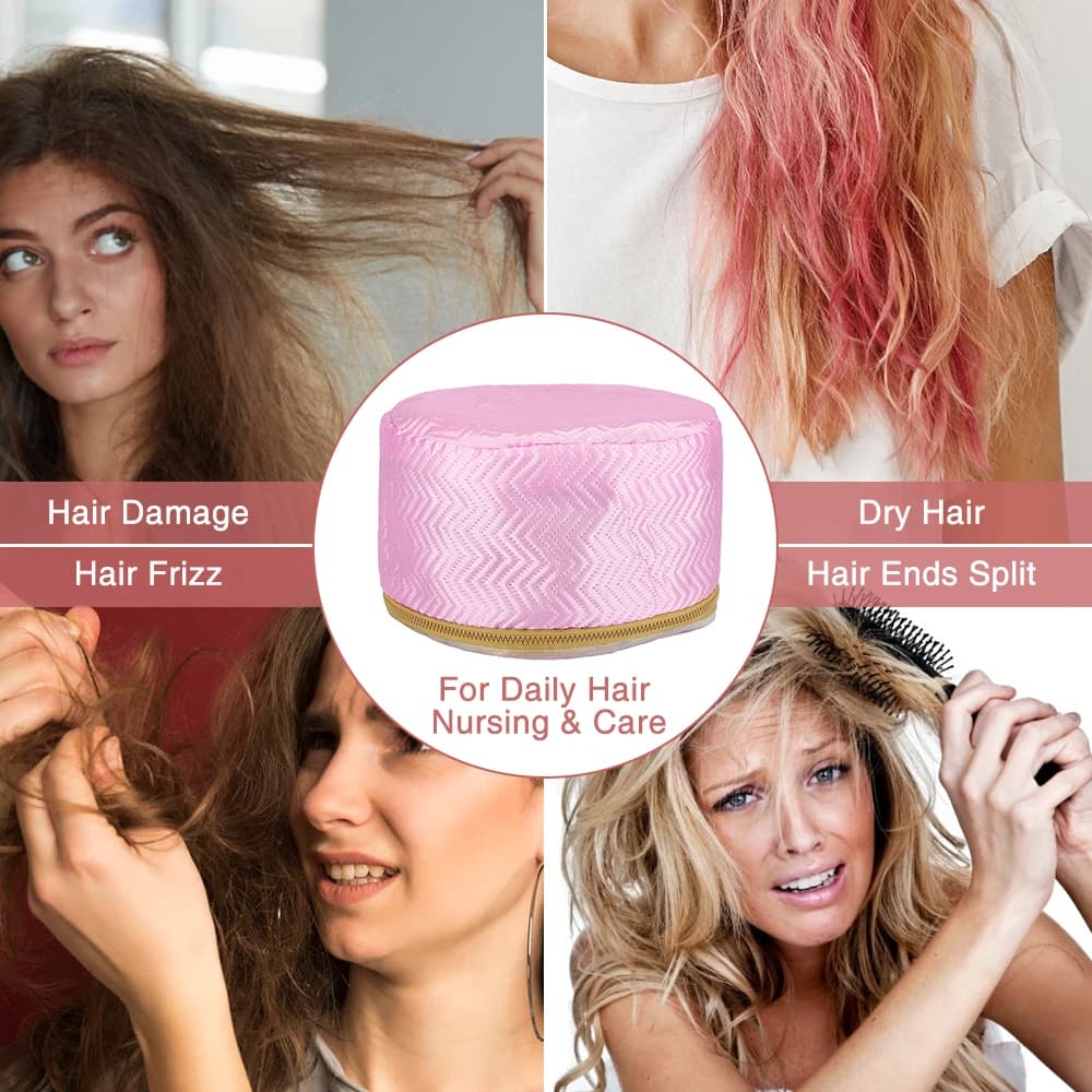 Thermal hair treatment cap with built‑in steamer — image 6