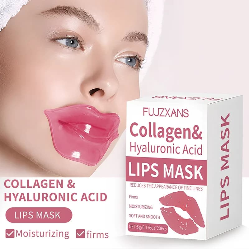 Pink Lip Mask Sheets – 20 Count