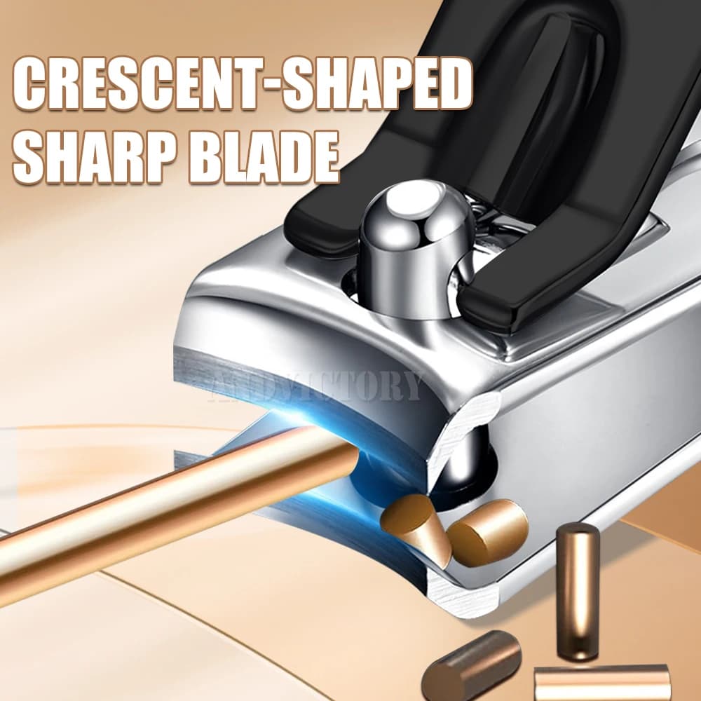 Nail clipper set with curved blades for thick and ingrown nails — image 4