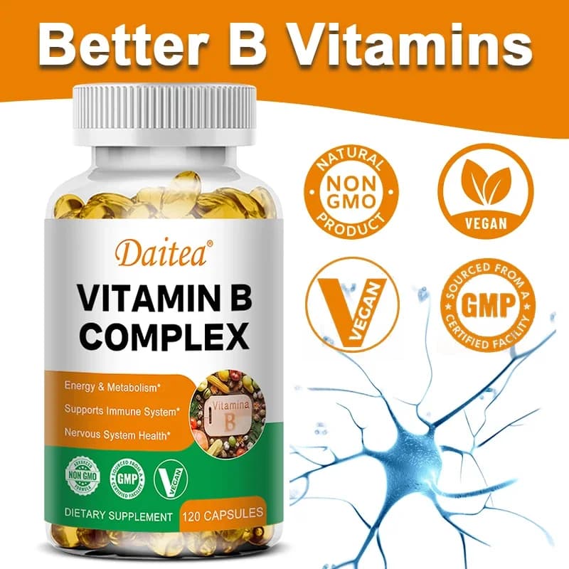 organic vitamin b complex vegetarian capsules — image 4
