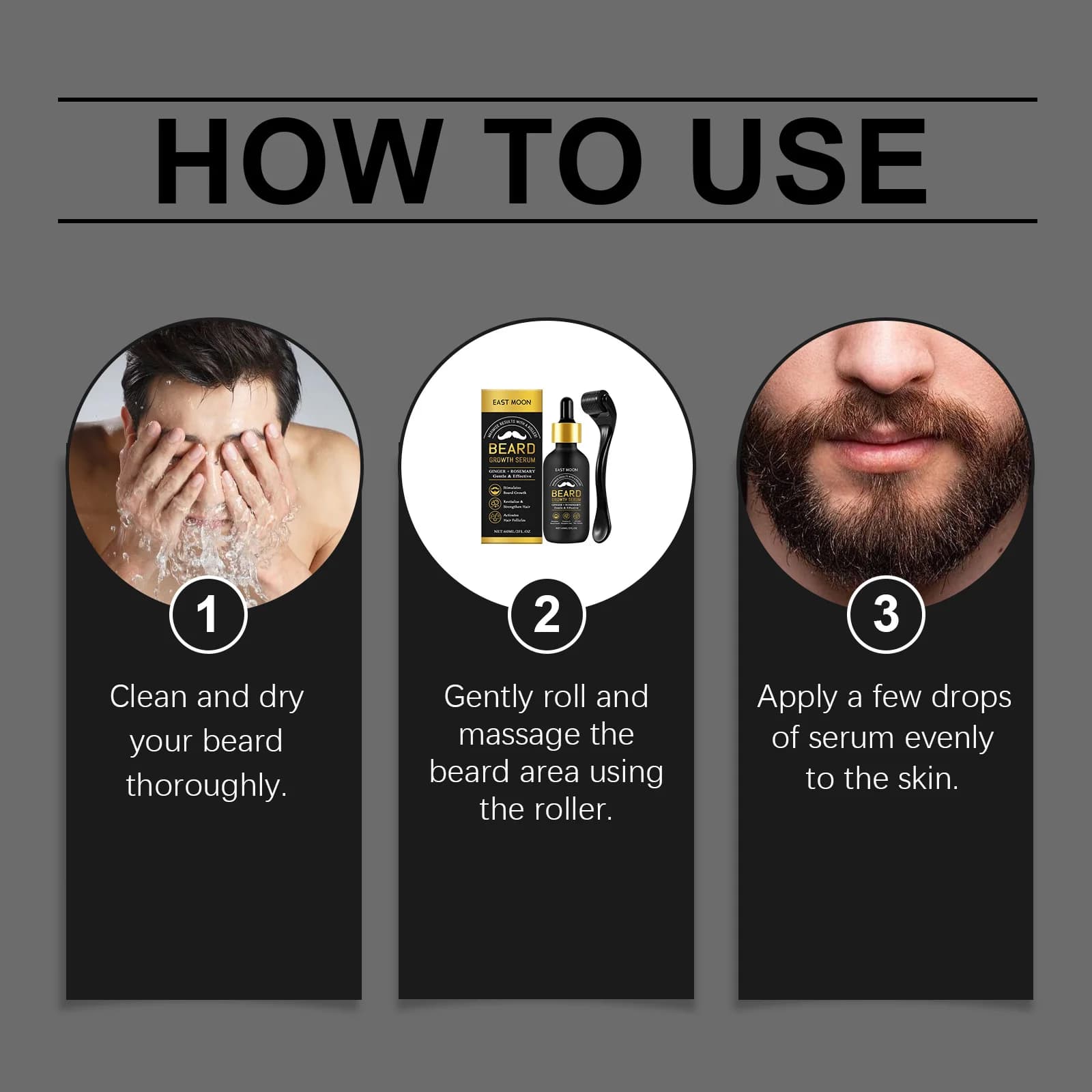 beard growth serum set — image 6