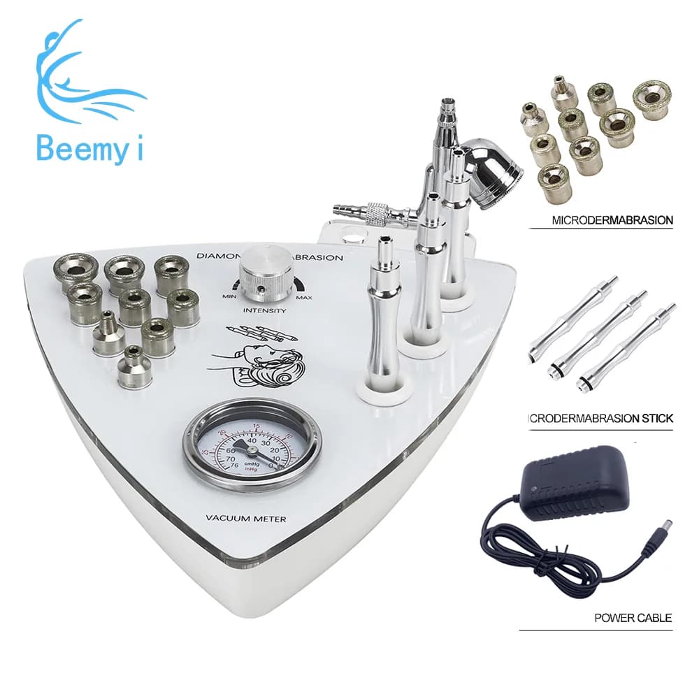 Diamond Microdermabrasion Facial Device with 65‑68 cmHg Vacuum