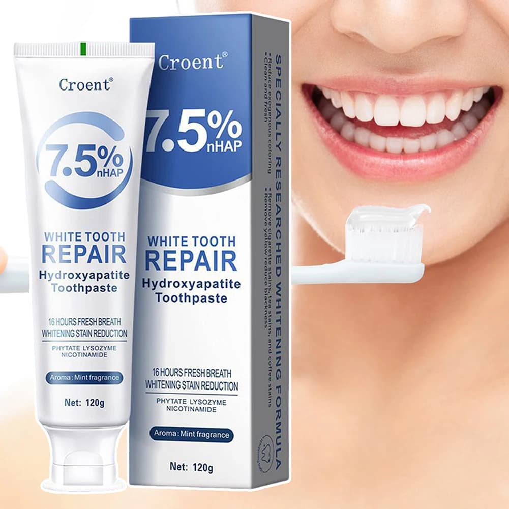 tube of hydroxyapatite toothpaste in gentle mint — image 2