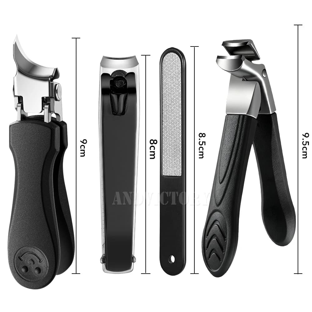 Nail clipper set with curved blades for thick and ingrown nails — image 6