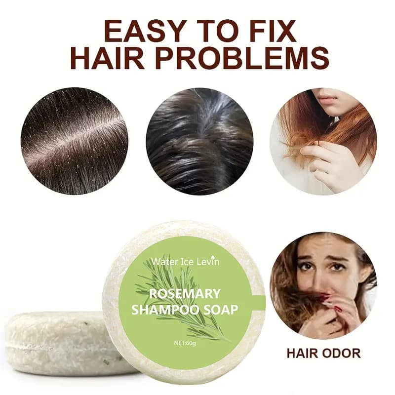 Rosemary hair growth shampoo bottle — image 2
