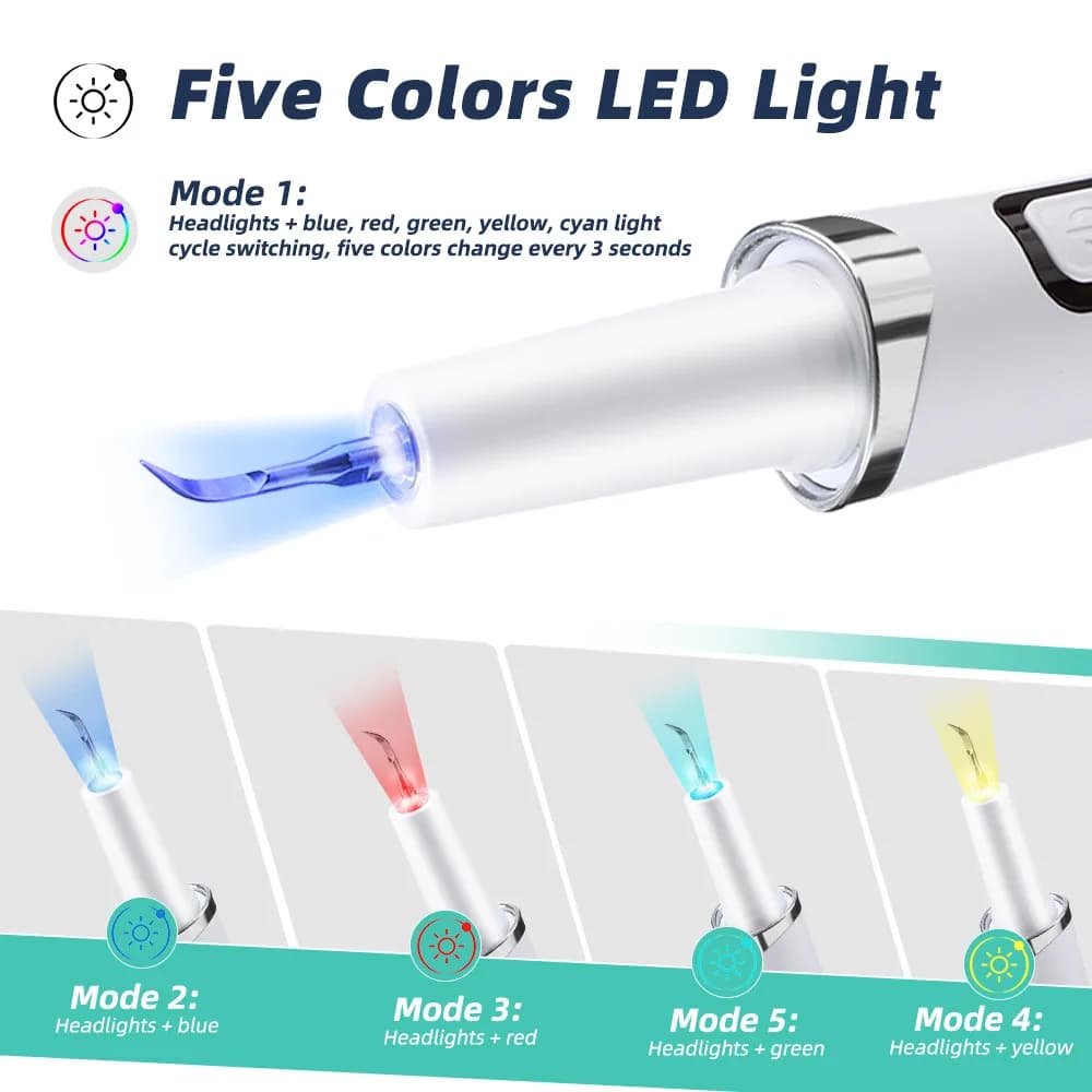 handheld ultrasonic dental scaler with control buttons — image 4