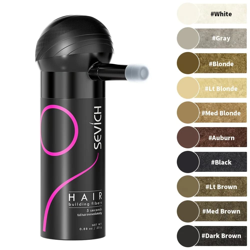 Hair Building Fiber Set for Sparse Hair