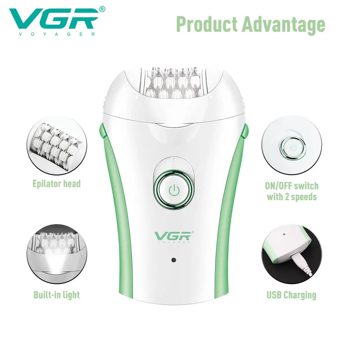 FUNMENTO rechargeable professional epilator — image 5