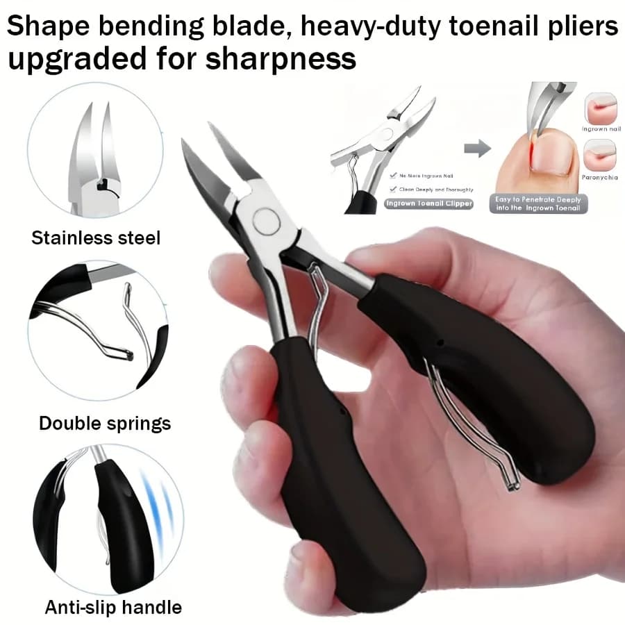 Heavy-duty 5-piece nail care kit for ingrown and thick toenails — image 4