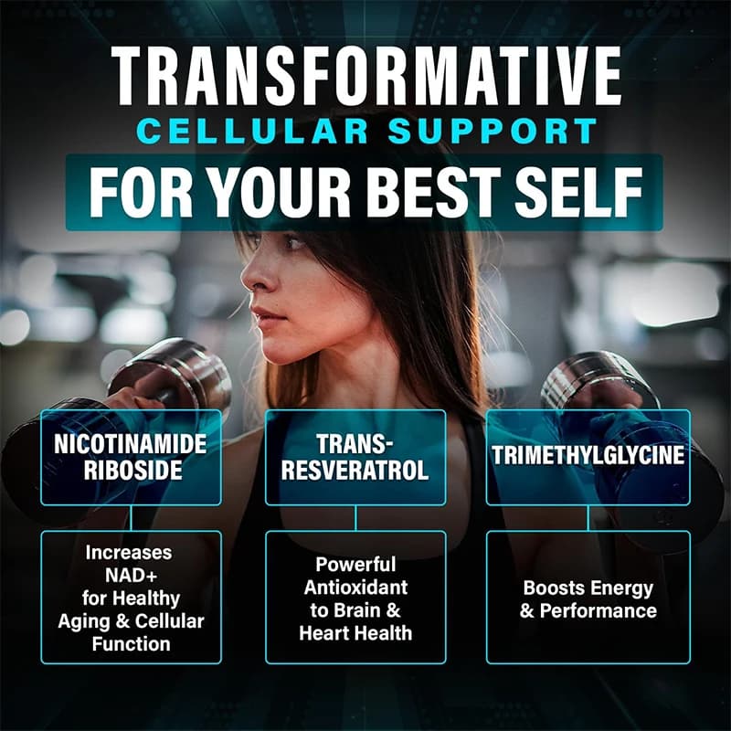 Liposomal NAD+ supplement capsules with resveratrol — image 4