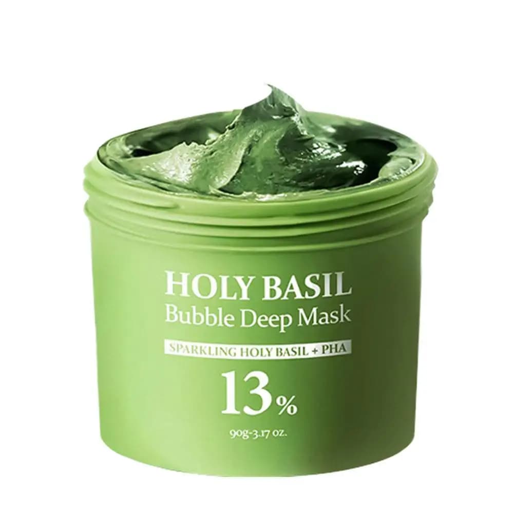 Holy basil bubble cleansing mask in a jar — image 7