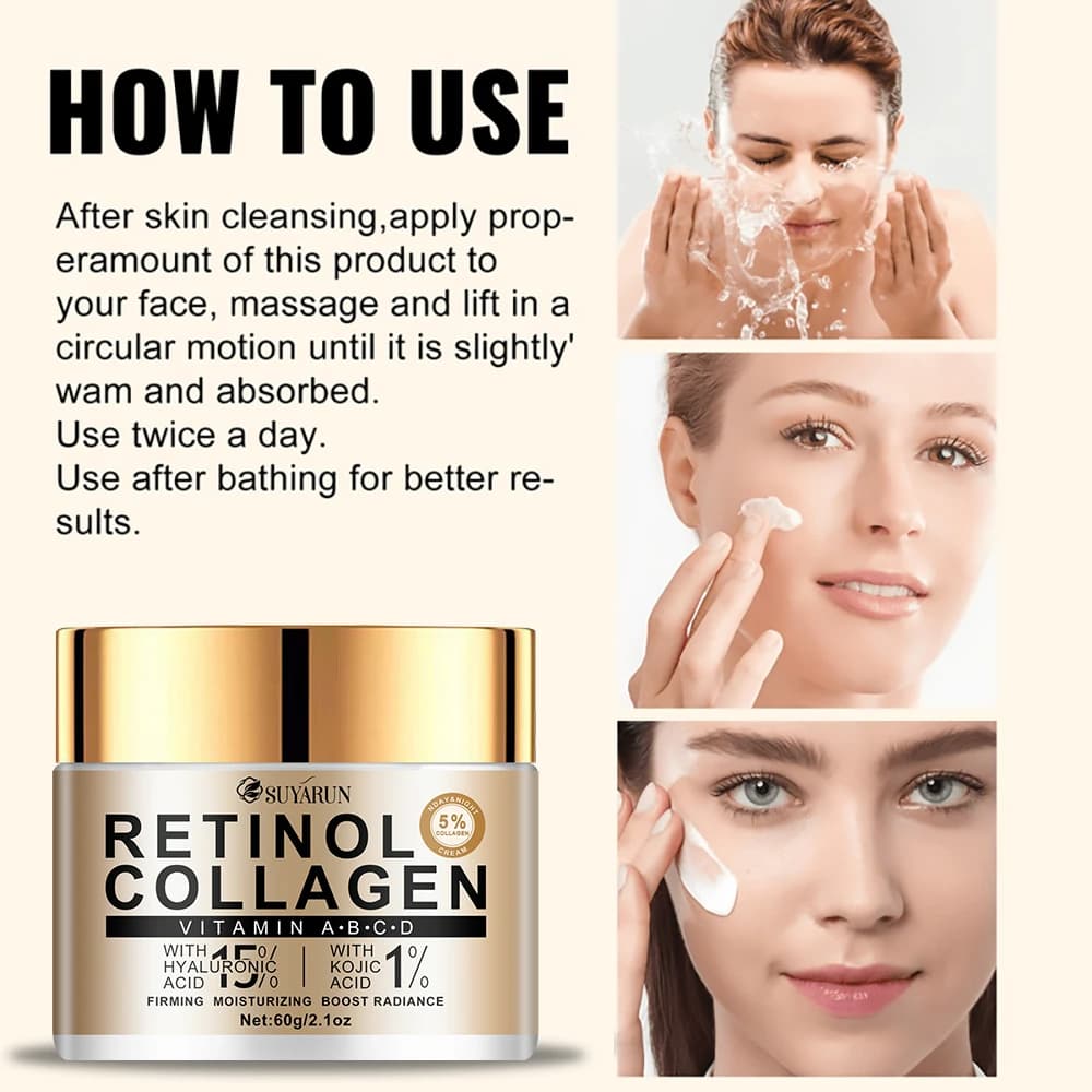 Collagen moisturizing cream with kojic and hyaluronic acids — image 6