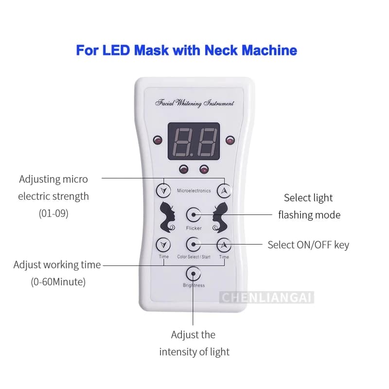 LED Facial Mask Remote Control