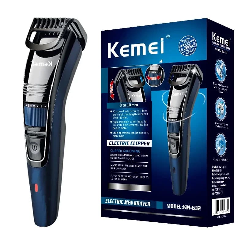 adjustable beard trimmer with length settings — image 1