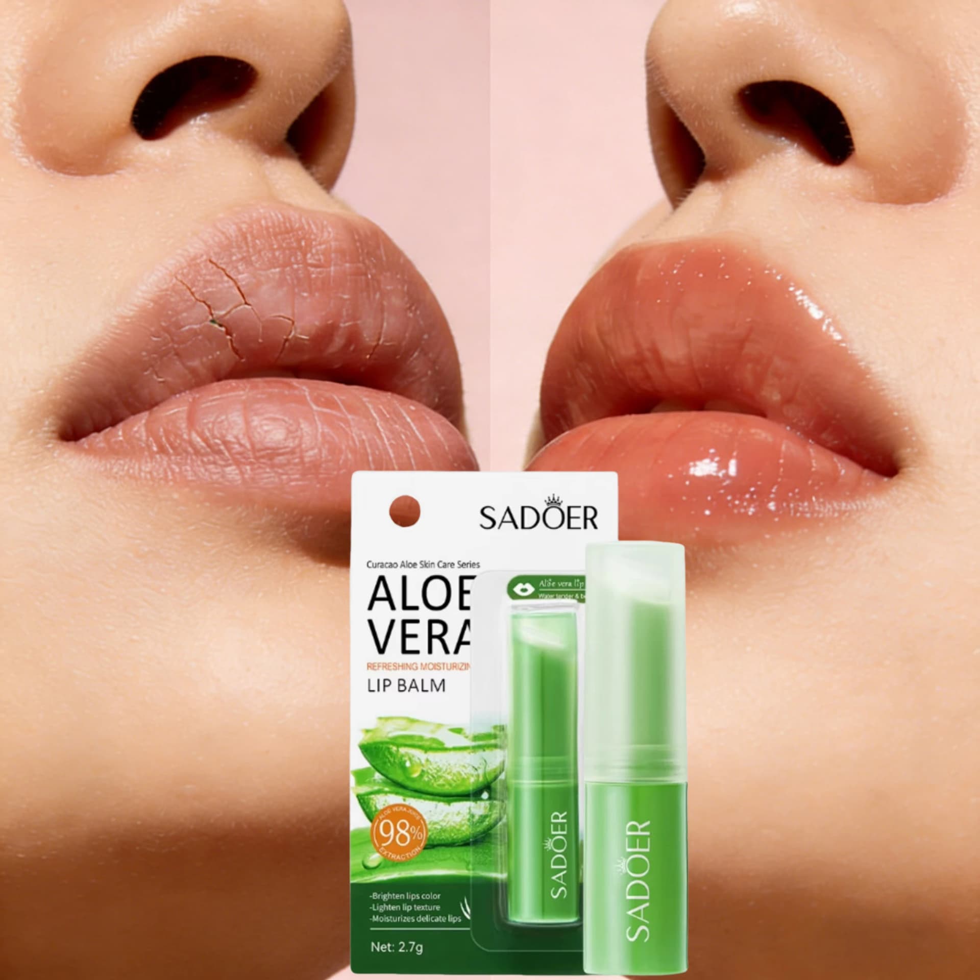 Aloe Lip Balm – Healing, Long‑Lasting Moisture