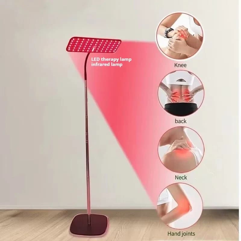 LED red light therapy panel with stand — image 3