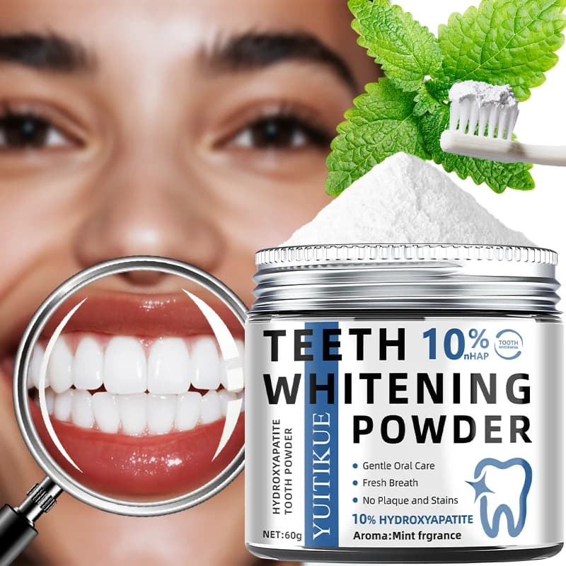 10% Sodium Hydroxide Teeth Whitening Powder