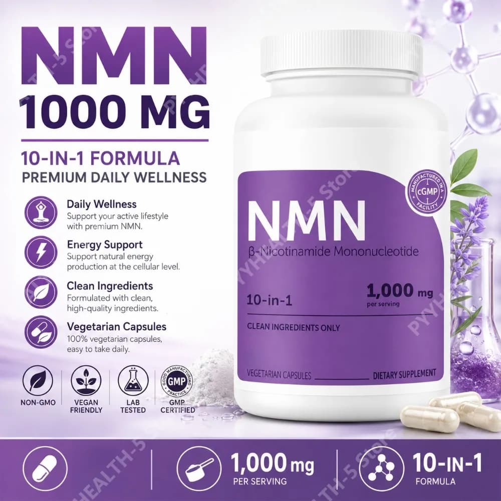 NMN Complex 1000 mg with Resveratrol & CoQ10 – 120 Vegetarian Capsules