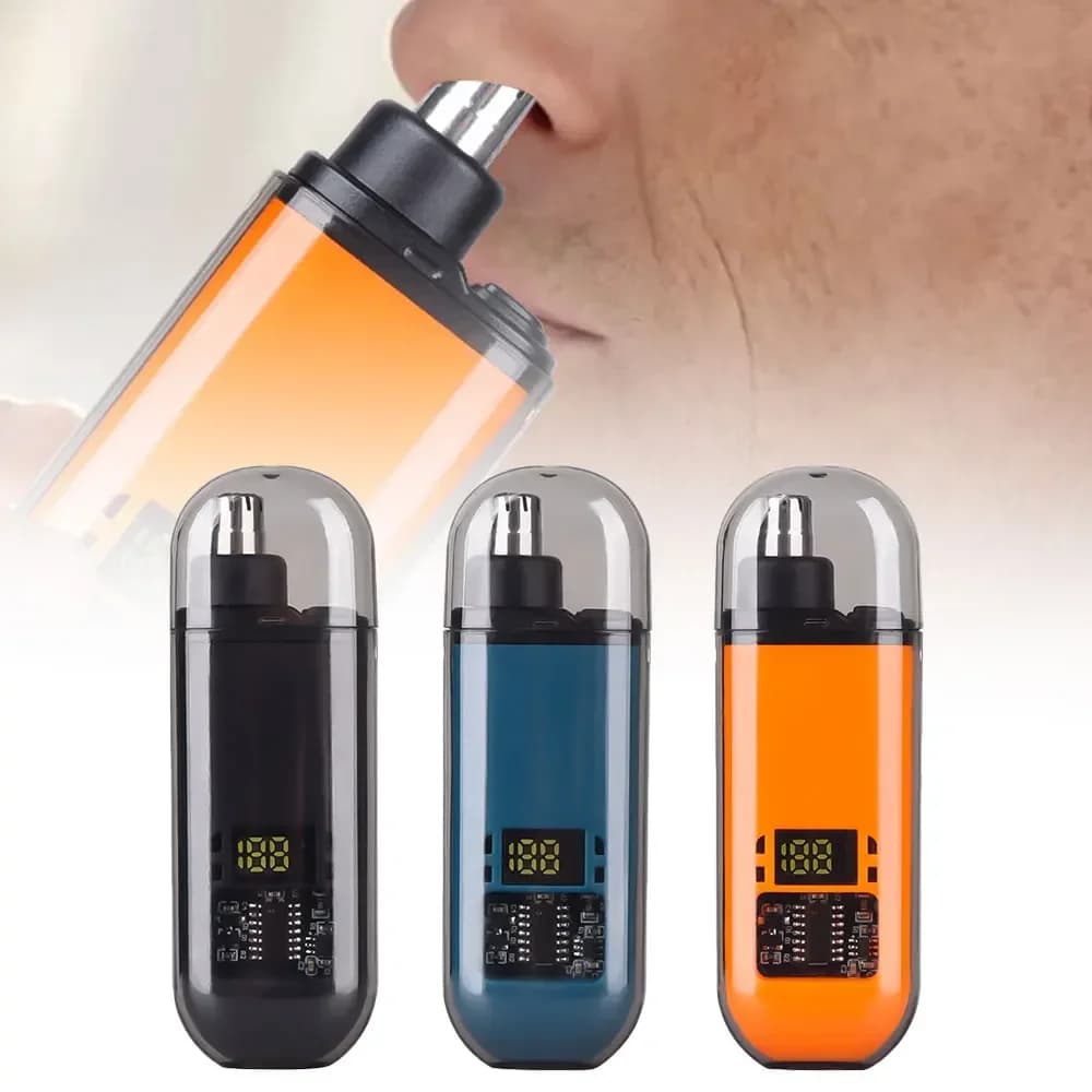 2-in-1 Portable Electric Ear and Nose Hair Trimmer