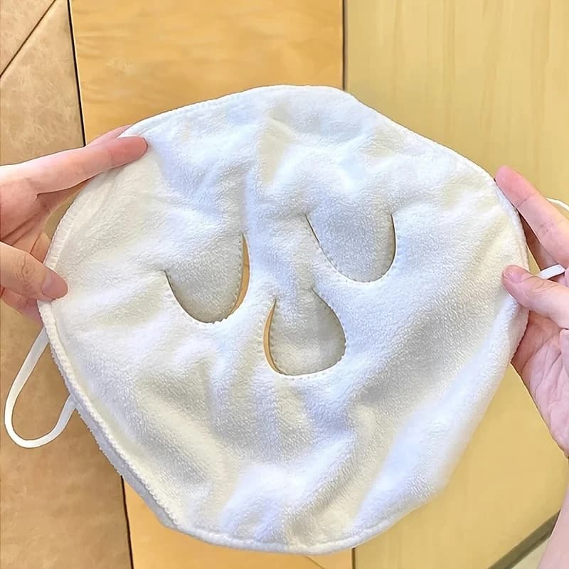 Reusable hot and cold face compress towel — image 1