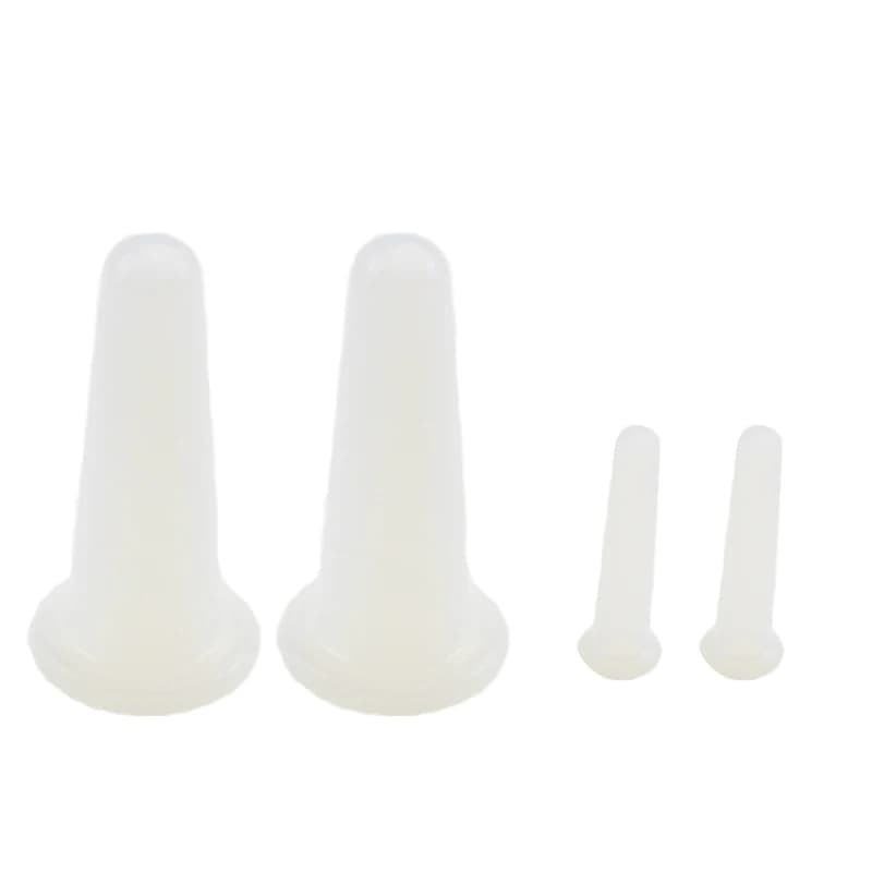 silicone facial cupping set with four cups — image 6