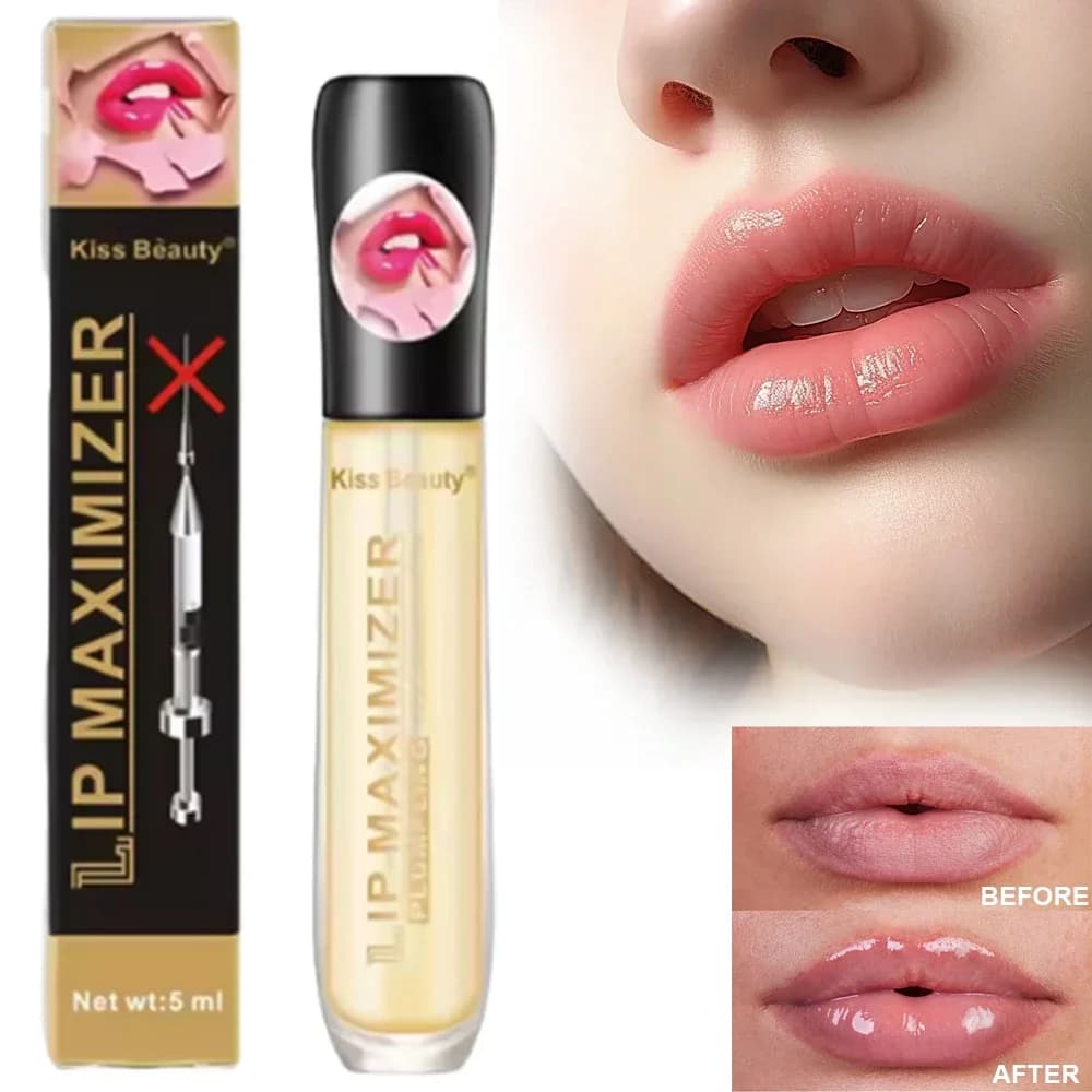 Transparent Plumping Lip Oil – Moisturizing Gloss